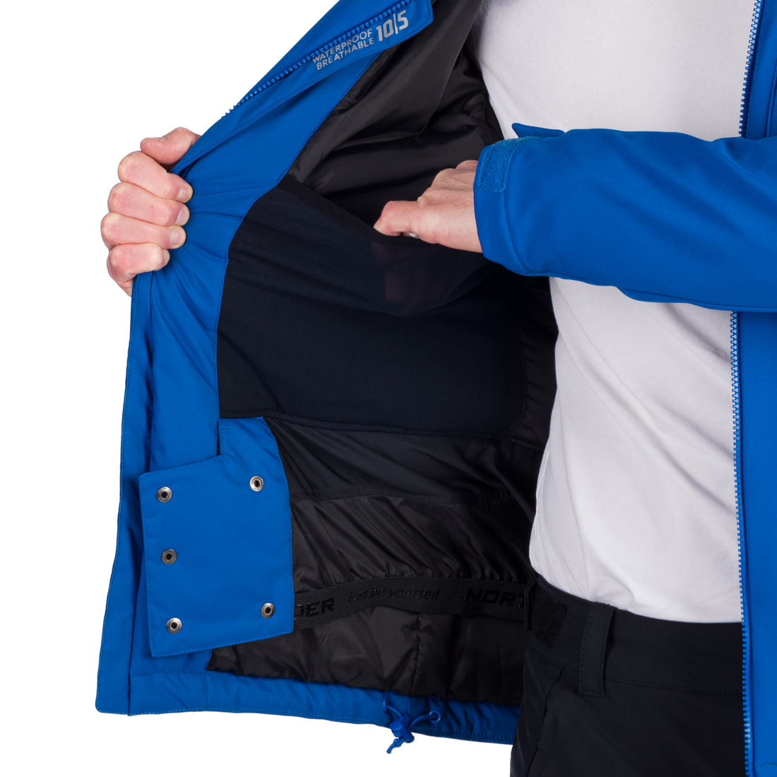 BU-50091SNW men's ski jacket insulated  DREWIN