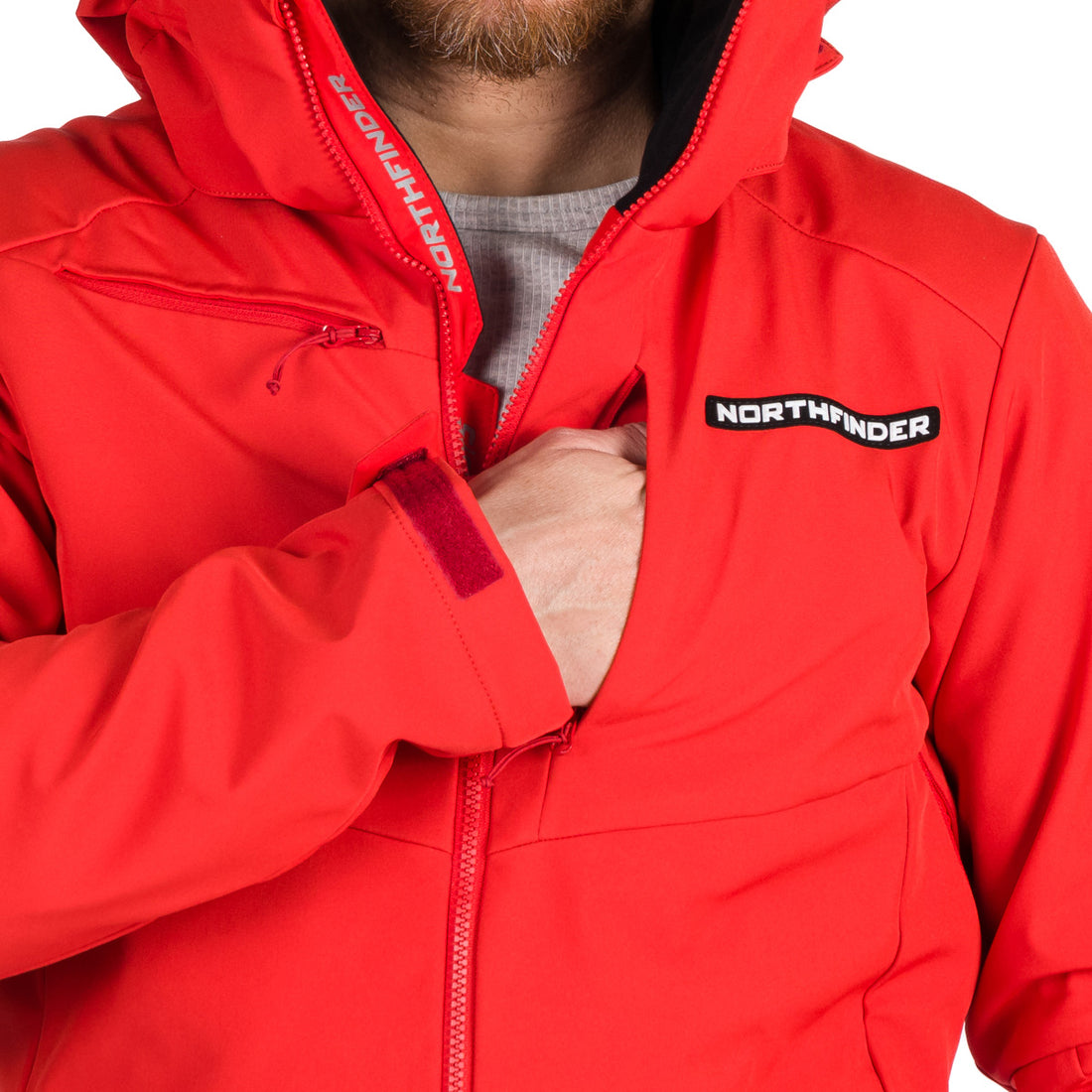BU-50091SNW men's ski jacket insulated  DREWIN