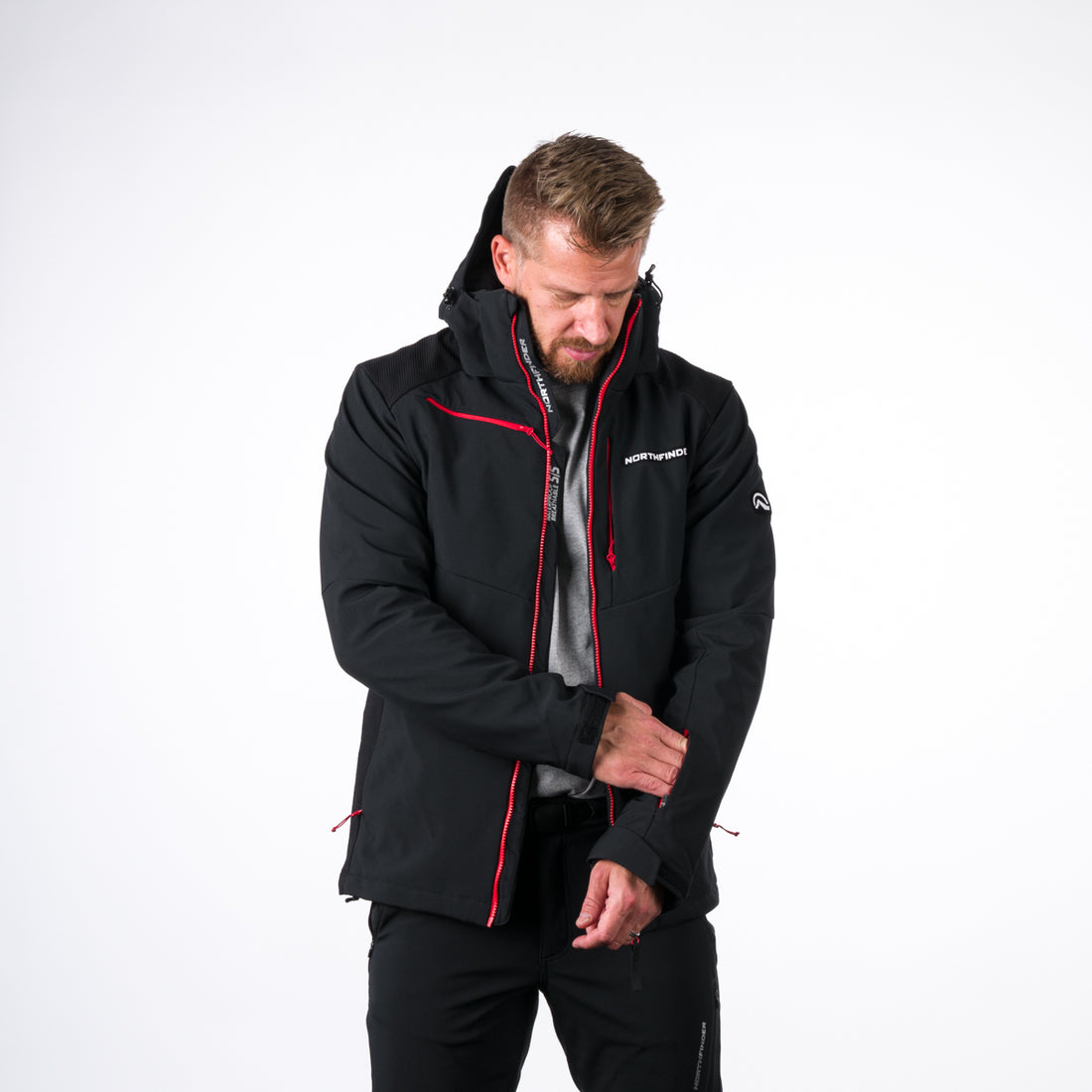 BU-5009SNW men's ski jacket insulated DREWIN