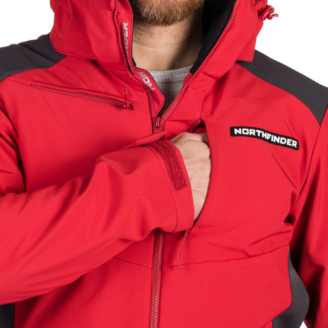BU-5009SNW men's ski jacket insulated DREWIN