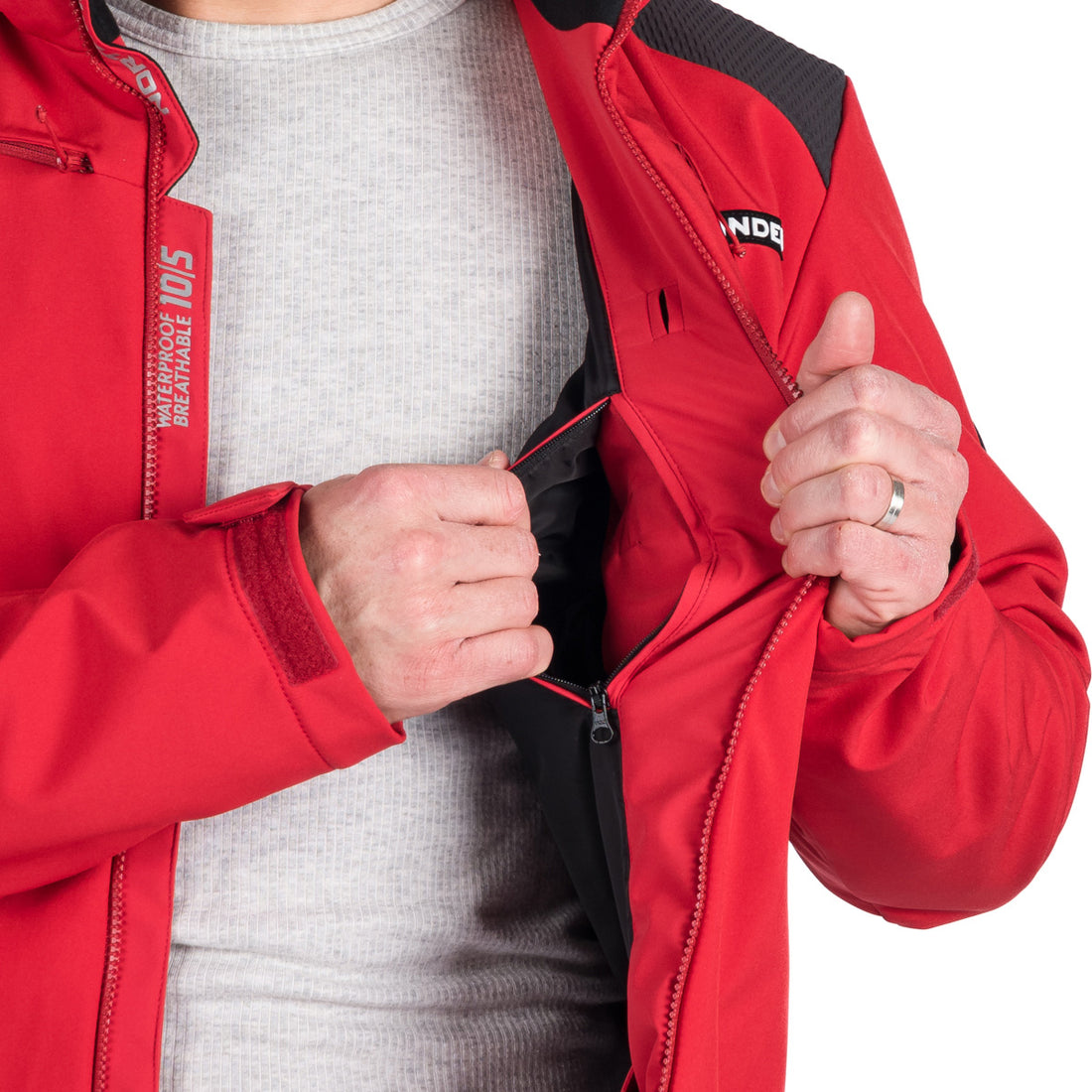 BU-5009SNW men's ski jacket insulated DREWIN