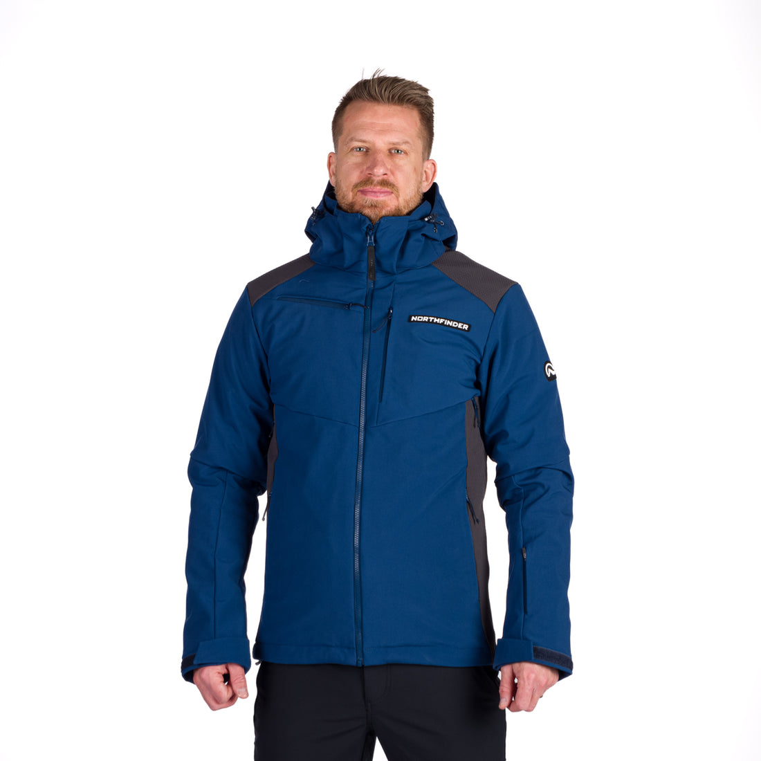 BU-5009SNW men's ski jacket insulated DREWIN