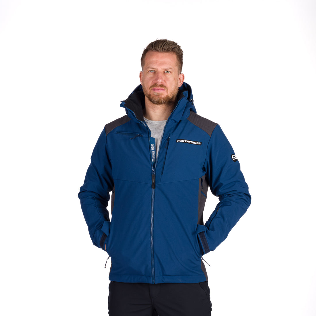 BU-5009SNW men's ski jacket insulated DREWIN