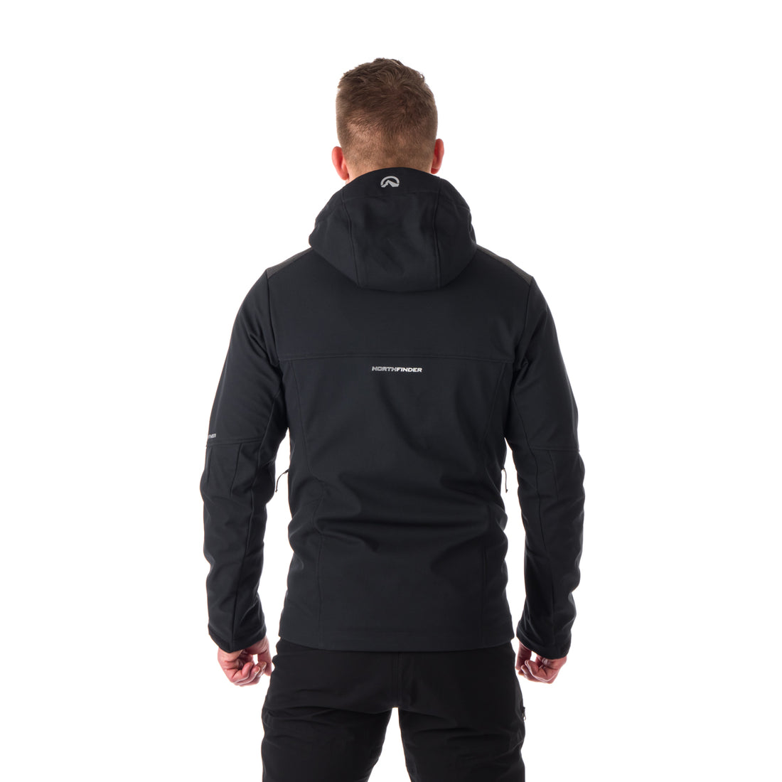 BU-5030OR men's outdoor hoody softshell jacket protect face 3L DYLAN 