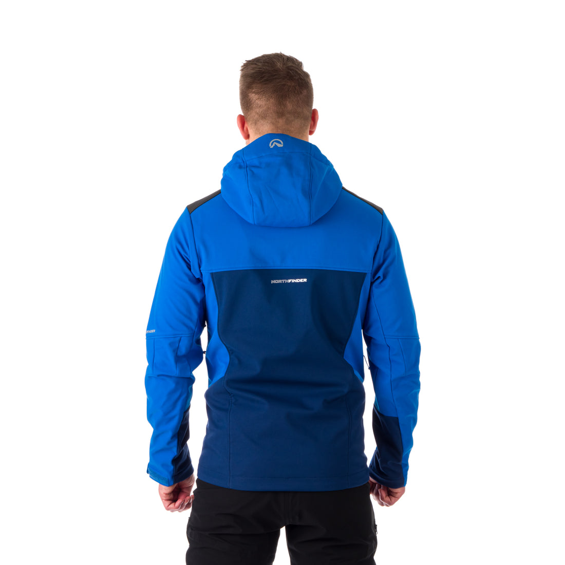BU-5030OR men's outdoor hoody softshell jacket protect face 3L DYLAN 