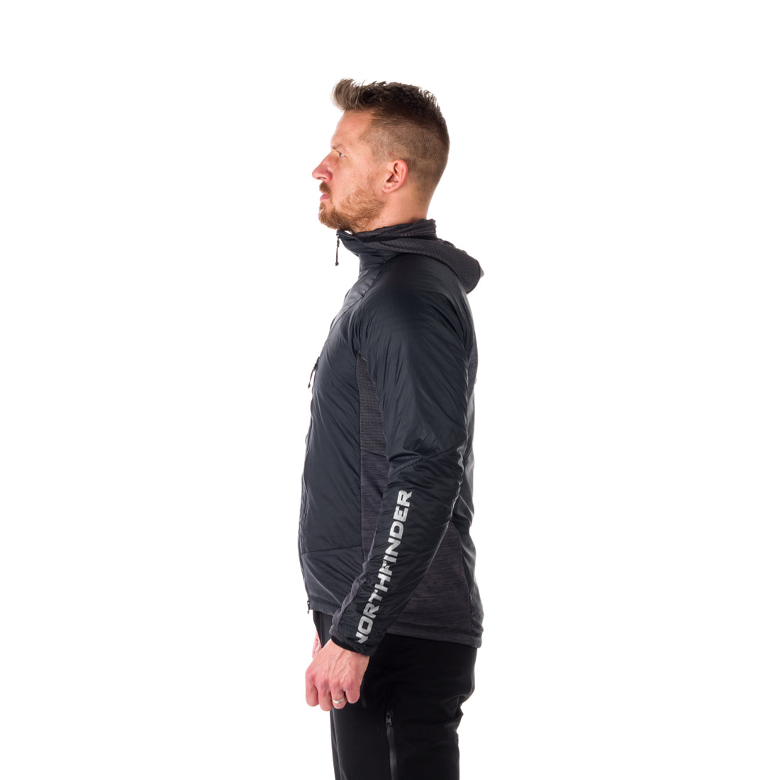 BU-5033OR men's active trekking athletic fit hybrid jacket NOLAN 