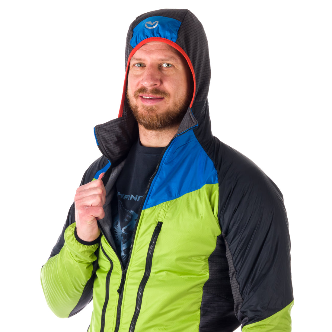 BU-5033OR men's active trekking athletic fit hybrid jacket NOLAN 