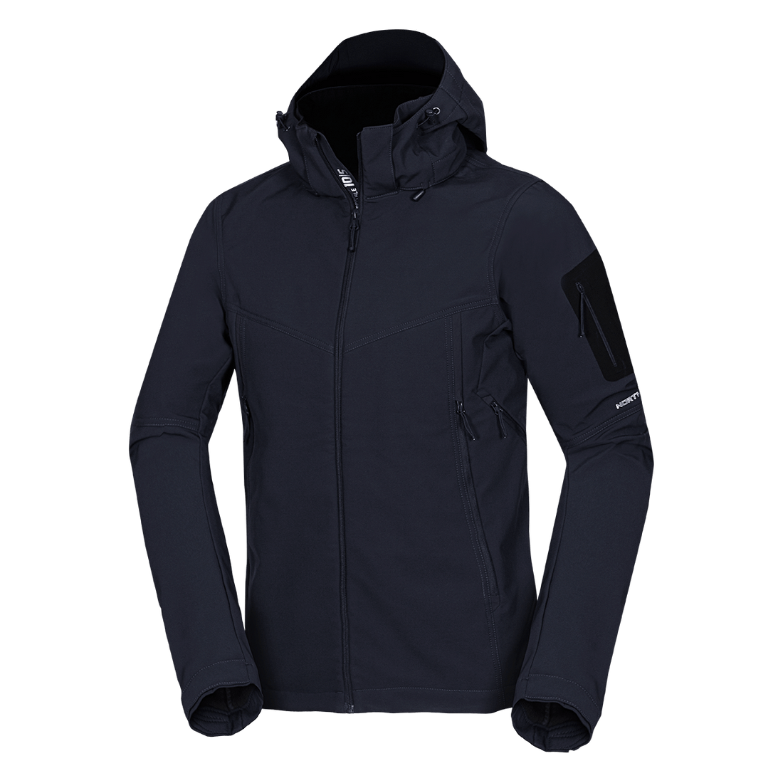 BU-5037OR men's travel softshell hood off jacket 3L ABNER