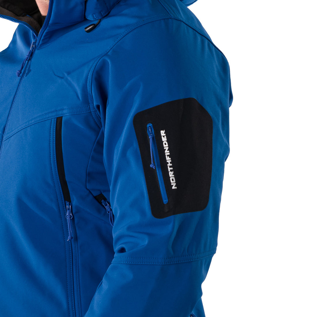 BU-5037OR men's travel softshell hood off jacket 3L ABNER