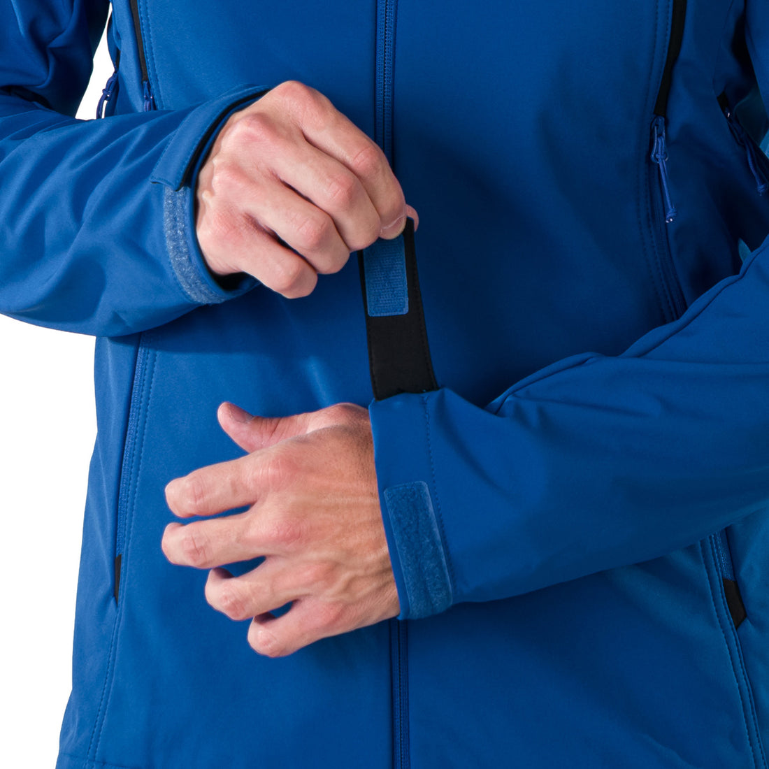 BU-5037OR men's travel softshell hood off jacket 3L ABNER