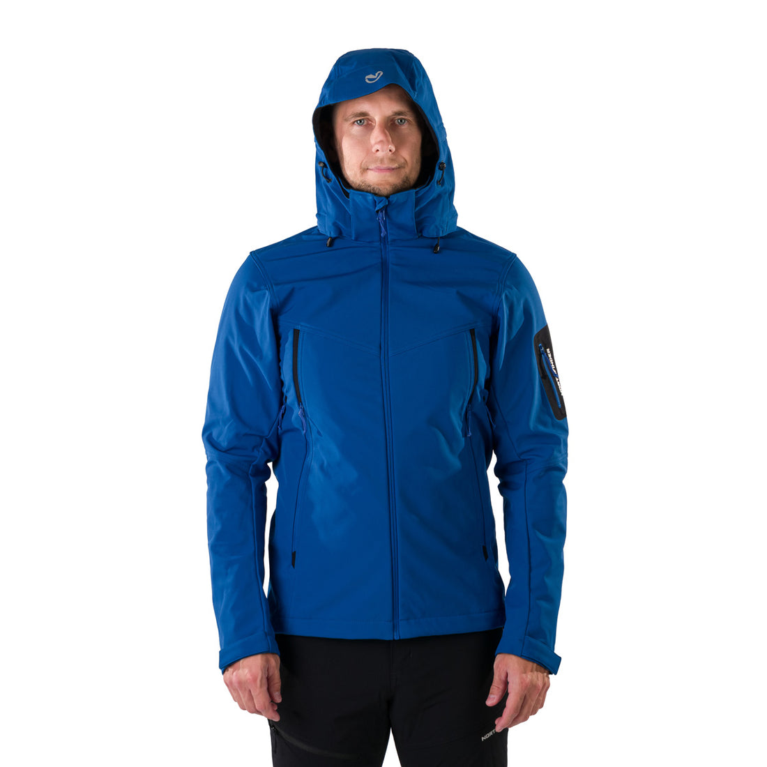 BU-5037OR men's travel softshell hood off jacket 3L ABNER