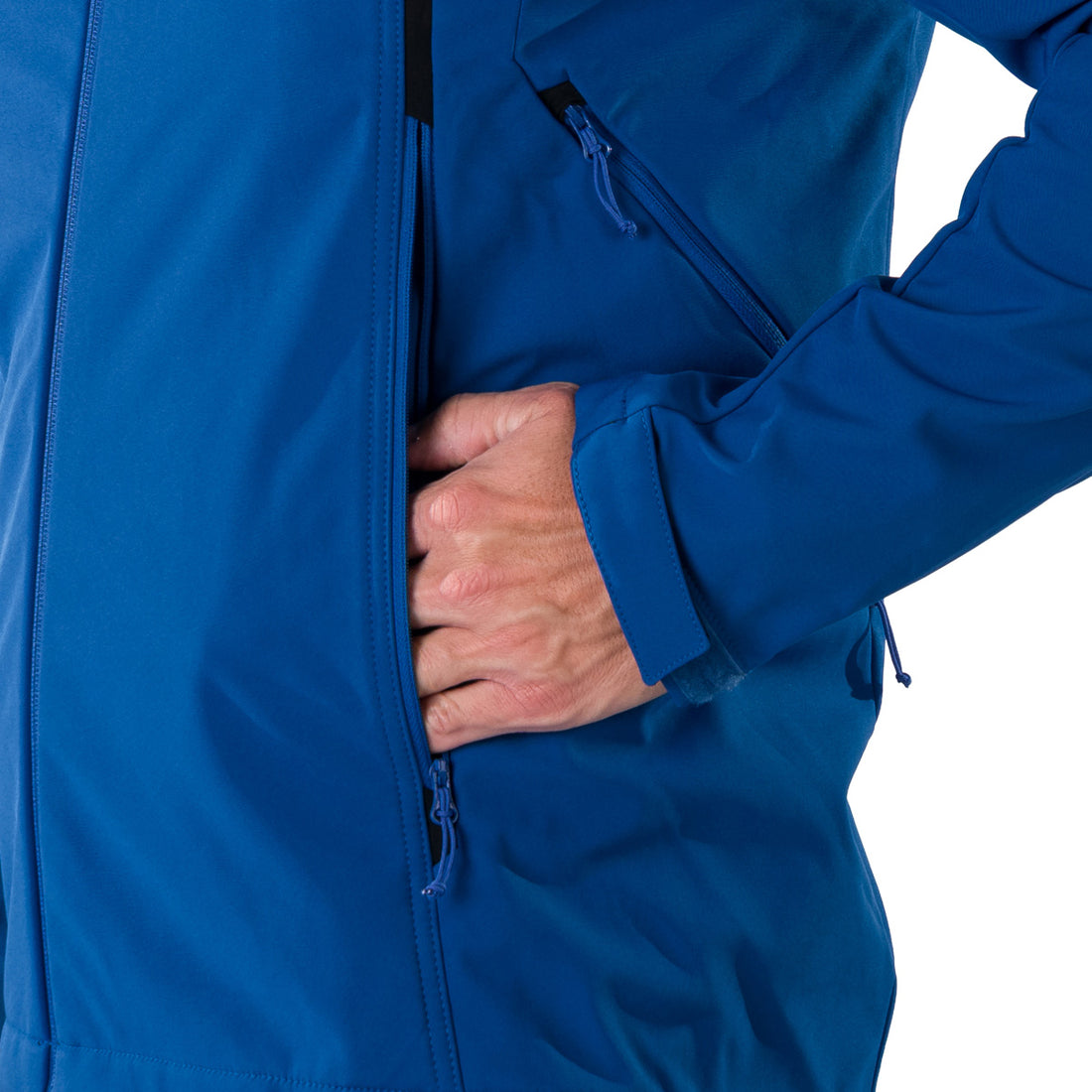 BU-5037OR men's travel softshell hood off jacket 3L ABNER