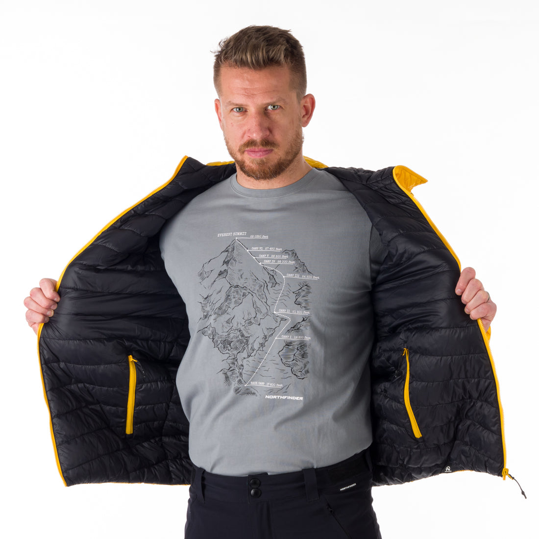 BU-5038OR men's travel insulated reversible jacket DAN