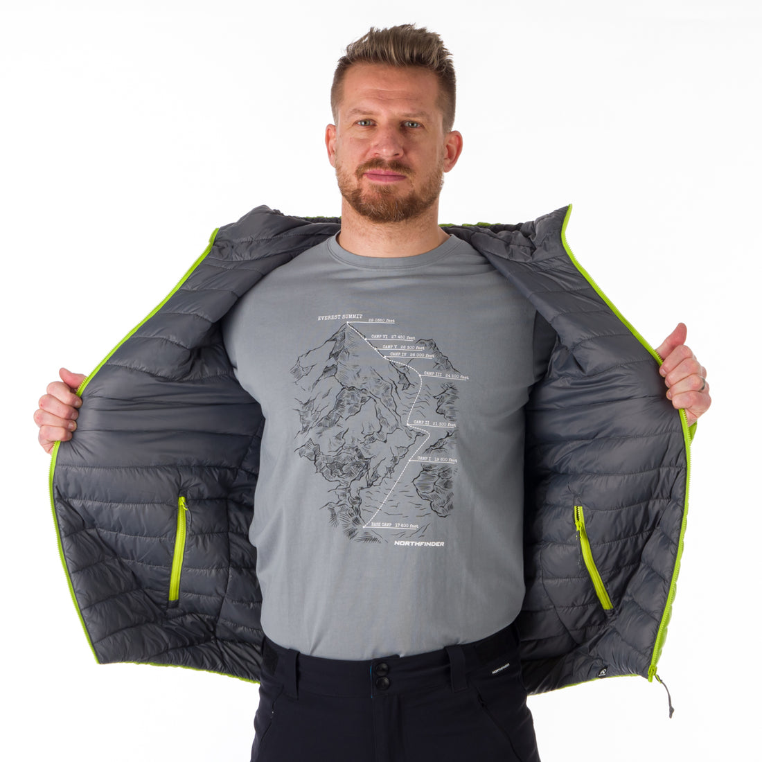 BU-5038OR men's travel insulated reversible jacket DAN