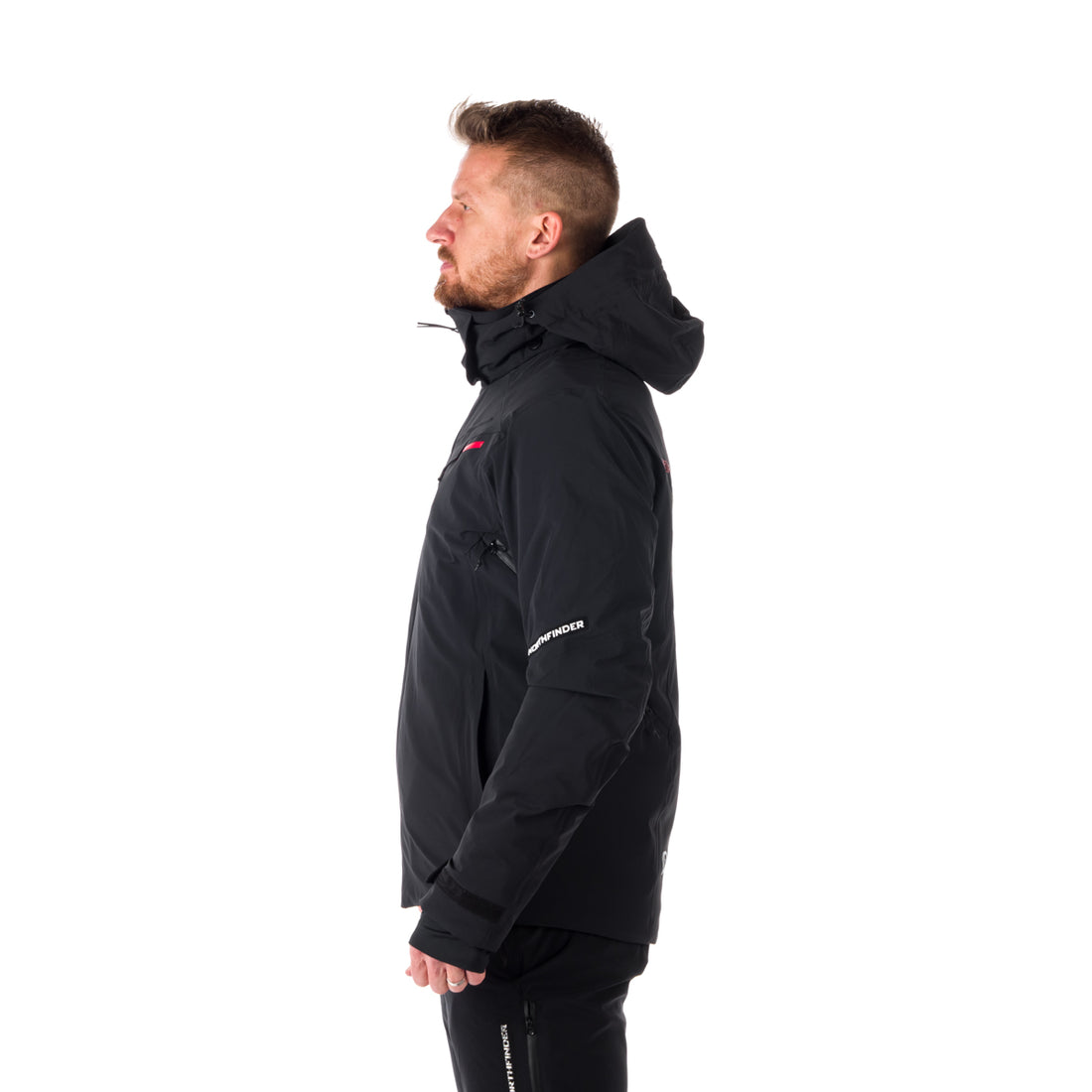 BU-5042SNW men's ski technical athletic fit stretch jacket fully featured with PrimaLoft SEBASTIAN 
