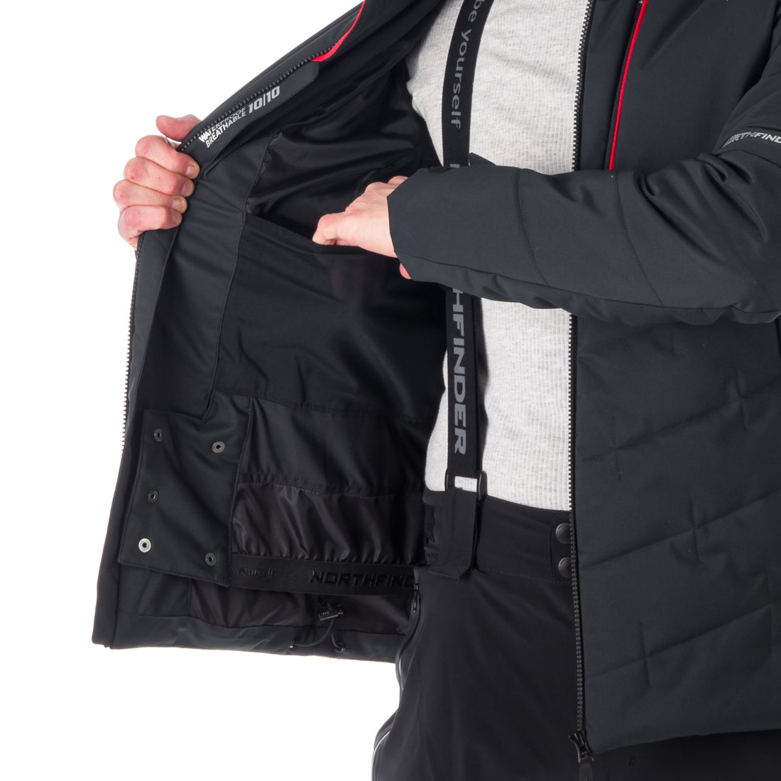 BU-5044SNW men's ski insulated comfort jacket RUDOLPH