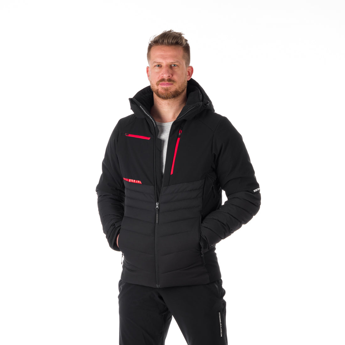 BU-5045SNW men's ski insulated active jacket MYLO