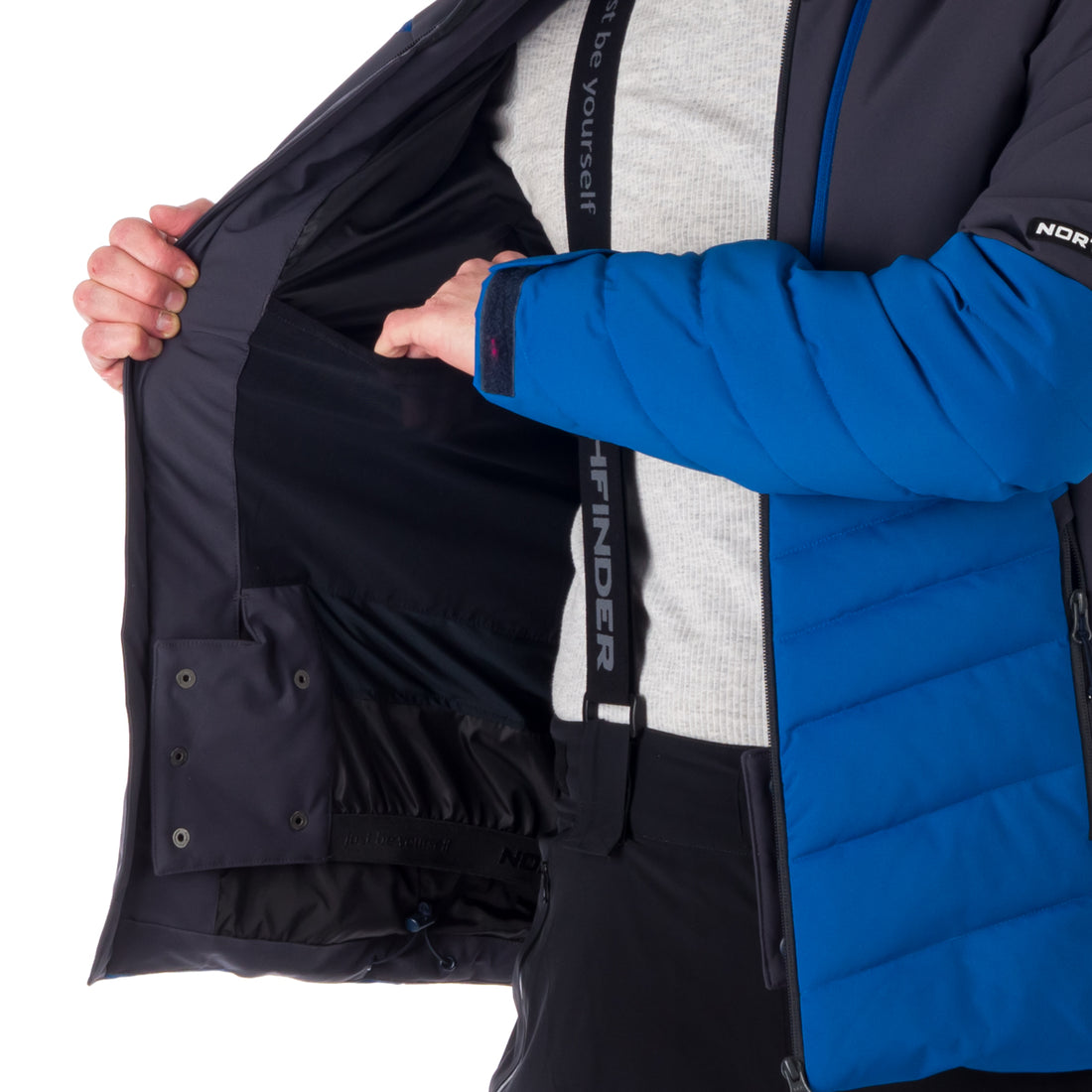 BU-5045SNW men's ski insulated active jacket MYLO
