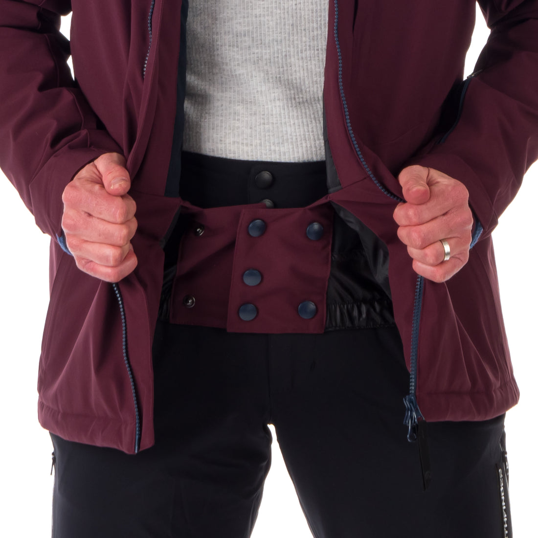BU-5047SNW men's ski insulated comfort jacket prolonged fit BODIE