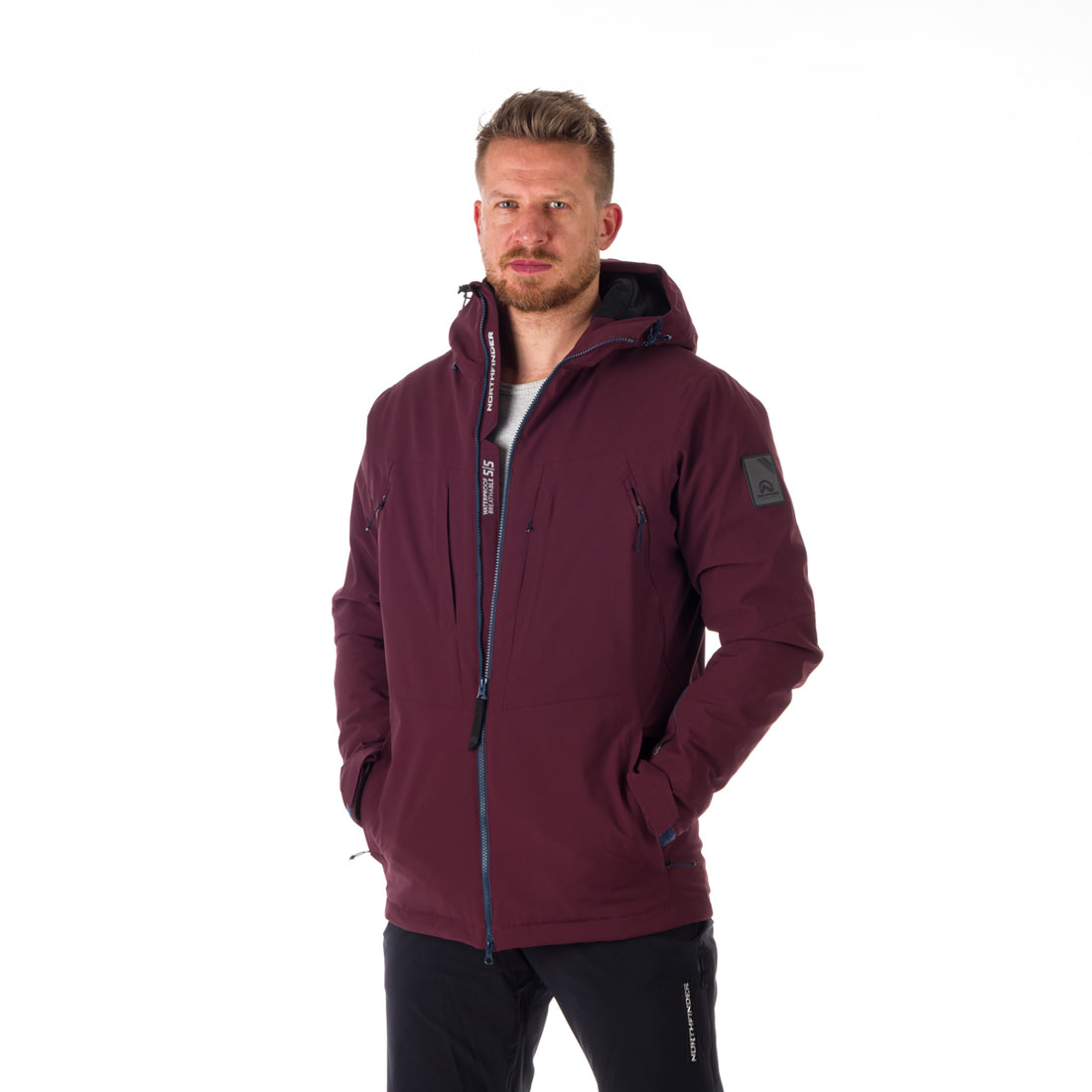 BU-5047SNW men's ski insulated comfort jacket prolonged fit BODIE