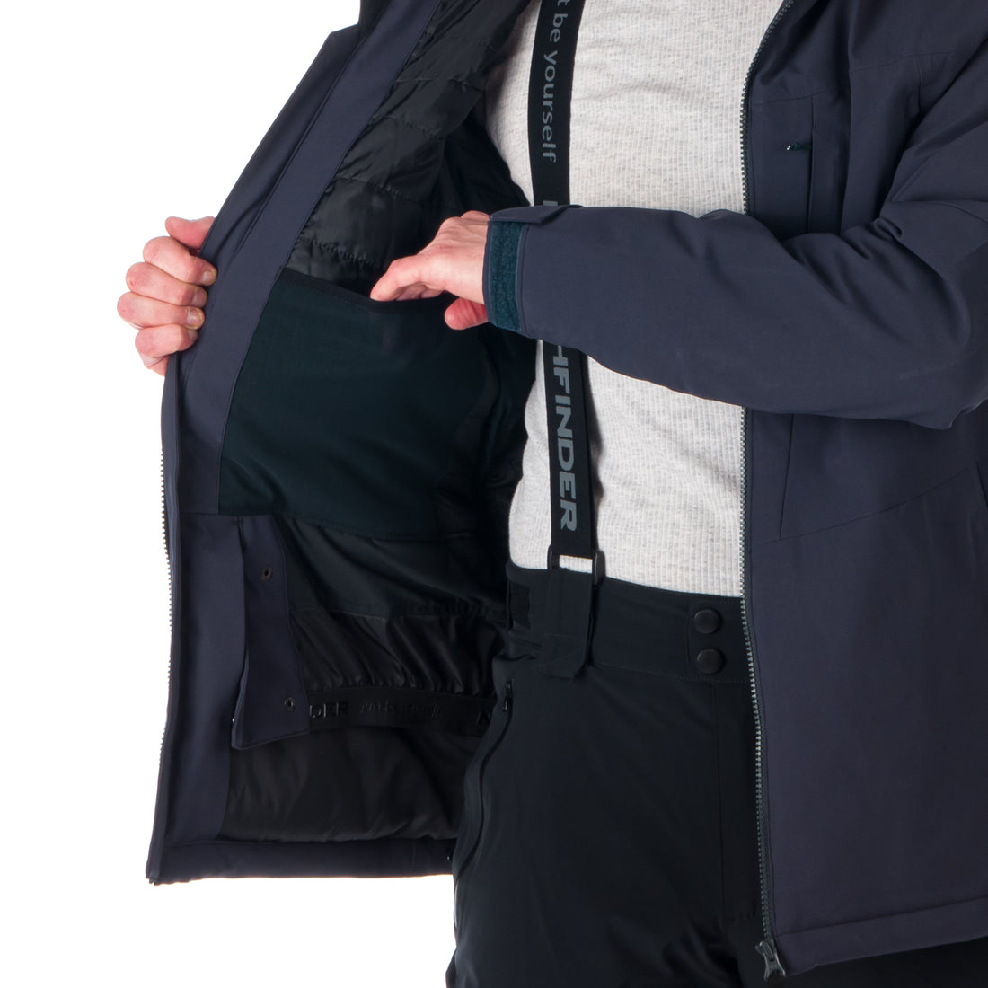 BU-5047SNW men's ski insulated comfort jacket prolonged fit BODIE