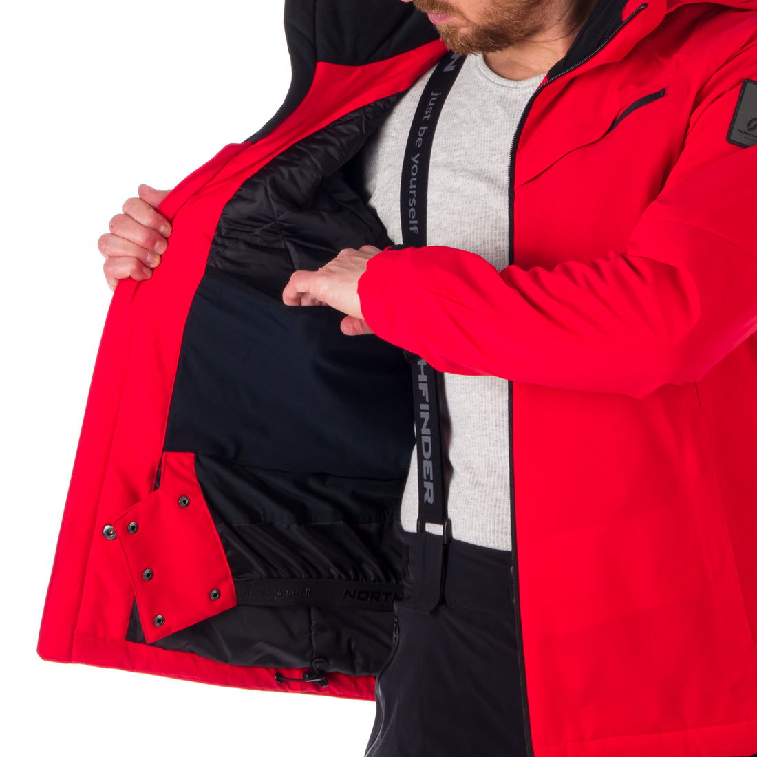 BU-5048SNW men's ski elegant insulated jacket  AXTON
