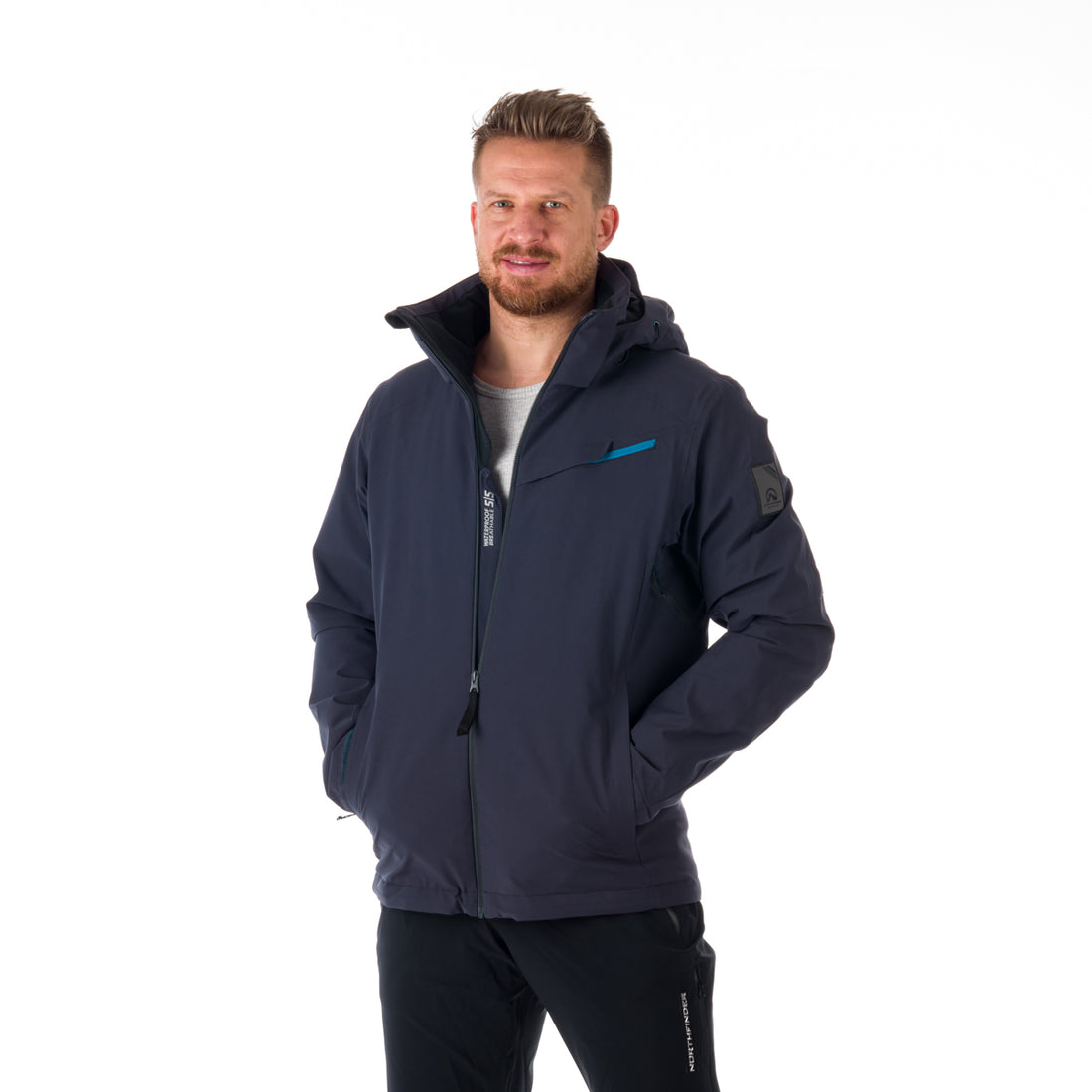 BU-5048SNW men's ski elegant insulated jacket  AXTON