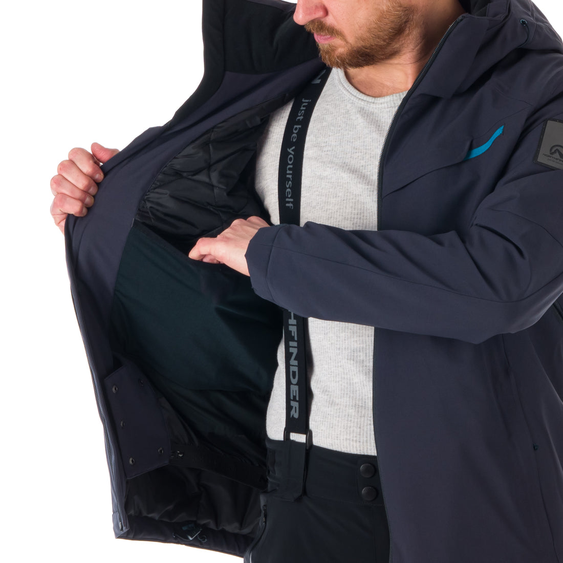 BU-5048SNW men's ski elegant insulated jacket  AXTON