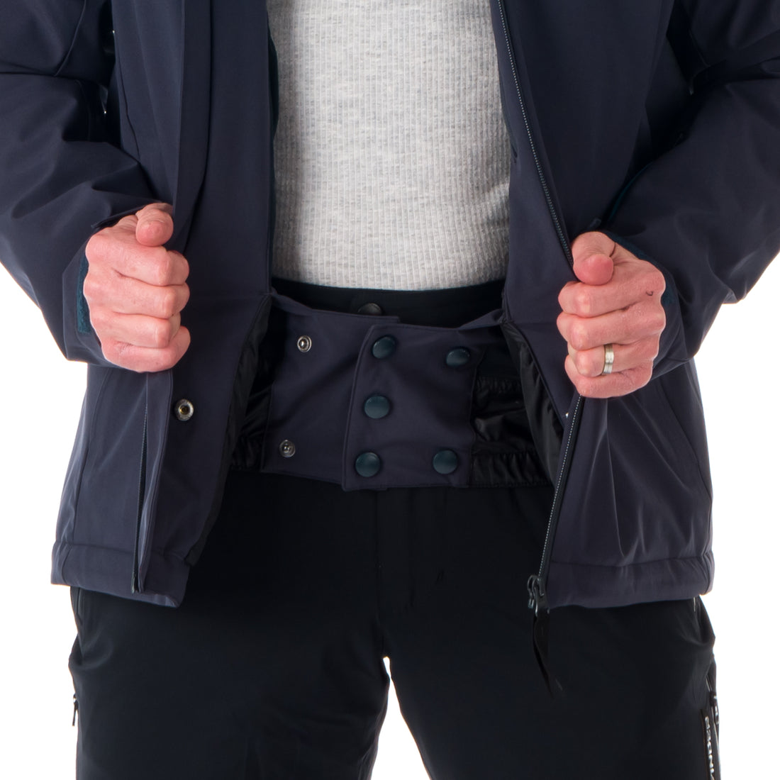 BU-5048SNW men's ski elegant insulated jacket  AXTON