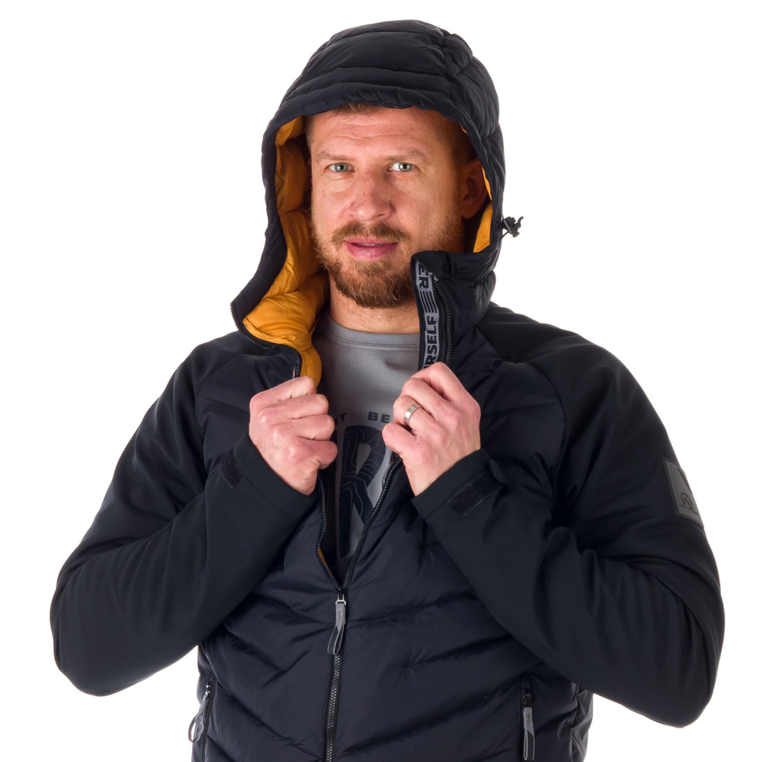 BU-5055SP men's insulated jacket combination with softshell KAYSEN