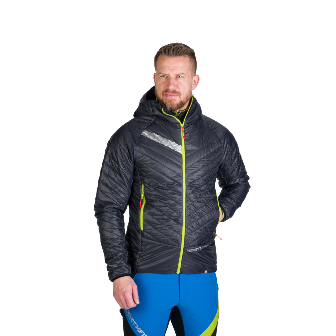 BU-51111SKP men's ski-touring active jacket padded Primaloft® Gold OHNISTE 1