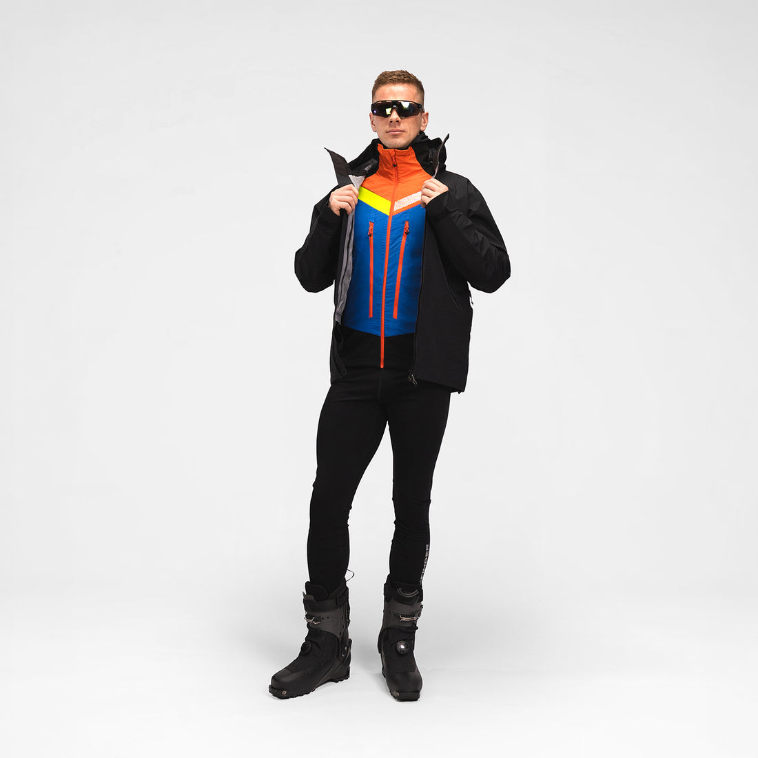 BU-5112SKP men's ski-touring technical hardshell jacket Dermizax™EV MURAN