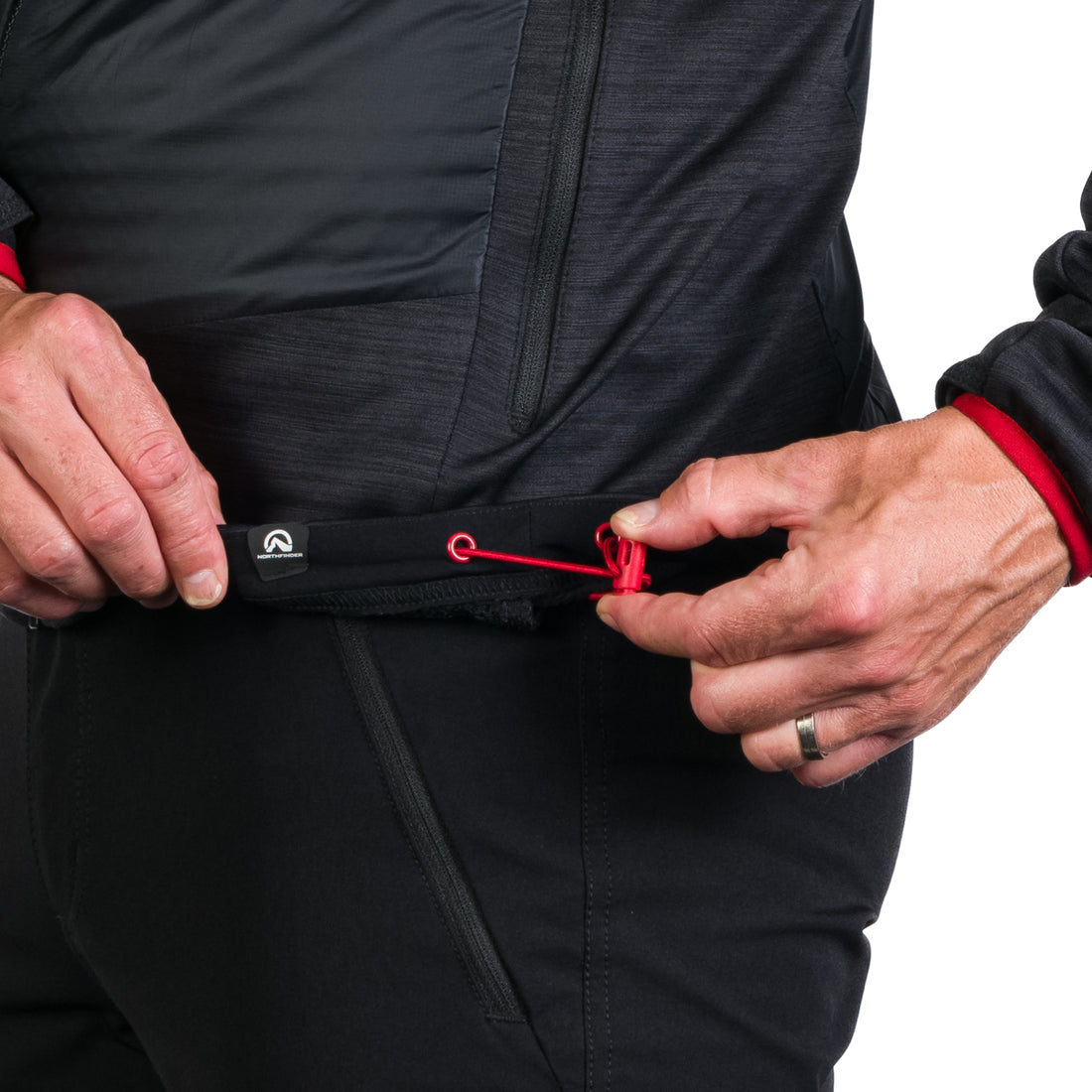 BU-5125OR Men's hybrid jacket with active insulation CERVINO