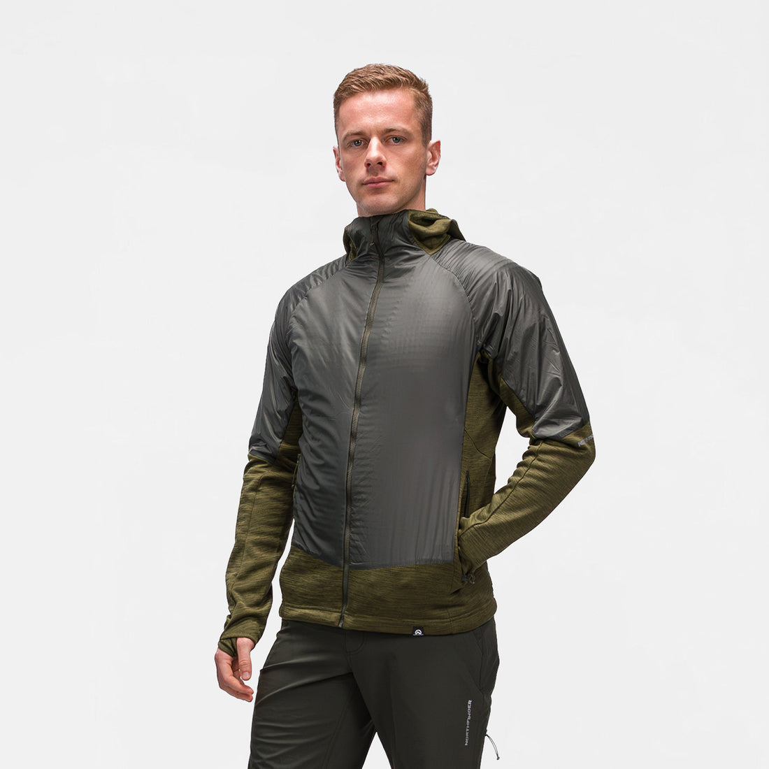 BU-5125OR Men's hybrid jacket with active insulation CERVINO