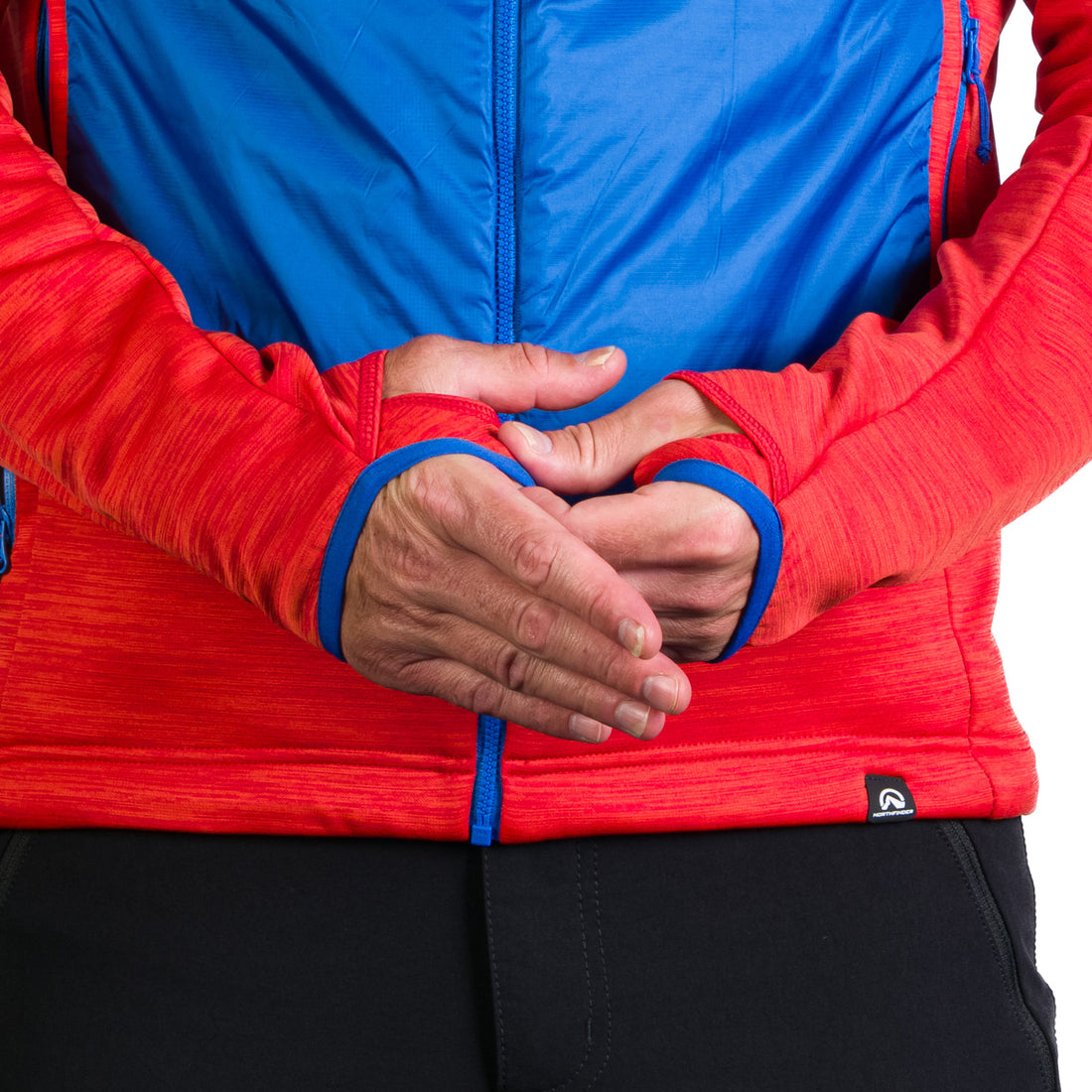 BU-5125OR Men's hybrid jacket with active insulation CERVINO