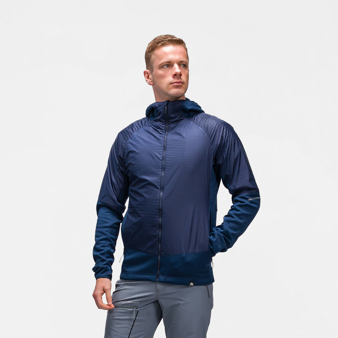 BU-5125OR Men's hybrid jacket with active insulation CERVINO