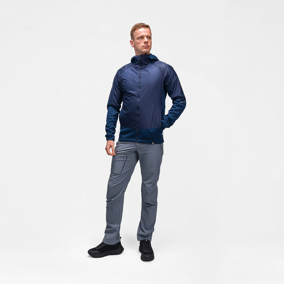 BU-5125OR Men's hybrid jacket with active insulation CERVINO