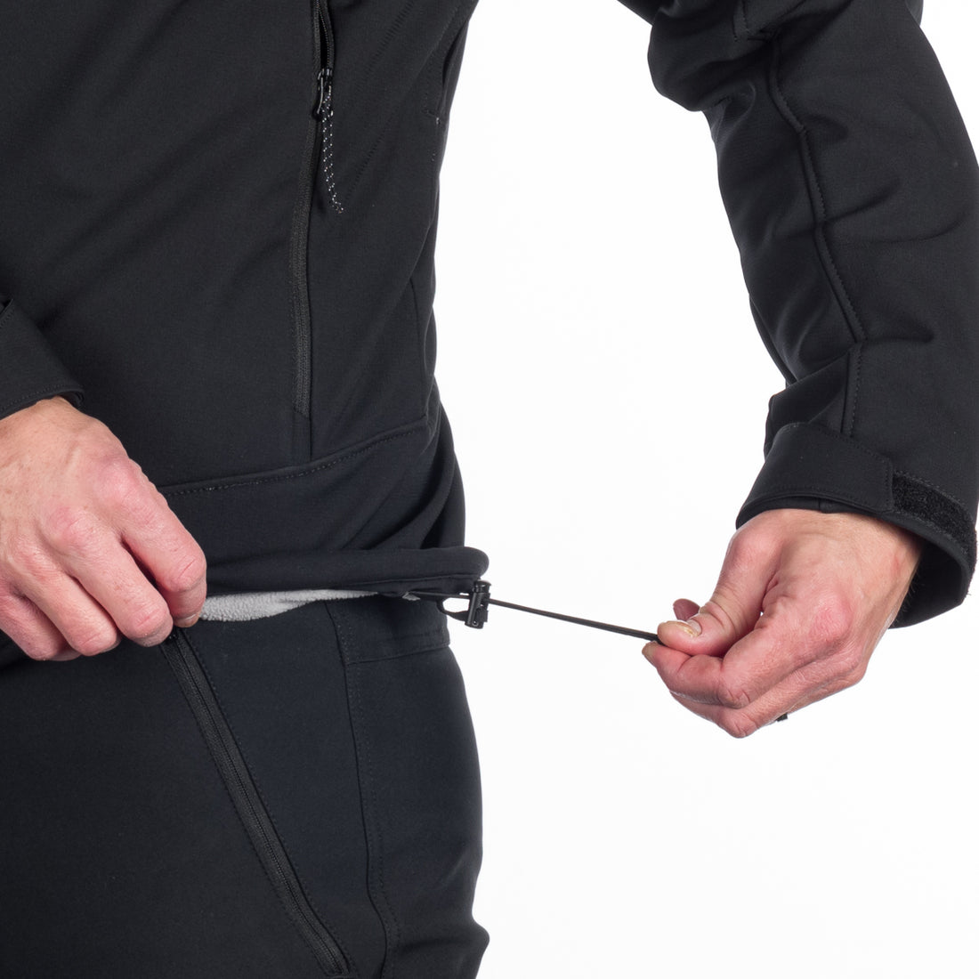 BU-5130OR men's outdoor hoody softshell jacket protect face 3L MORRIS