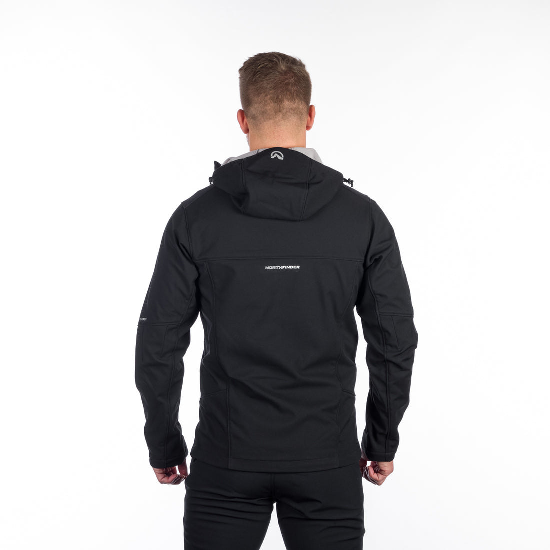 BU-5130OR men's outdoor hoody softshell jacket protect face 3L MORRIS