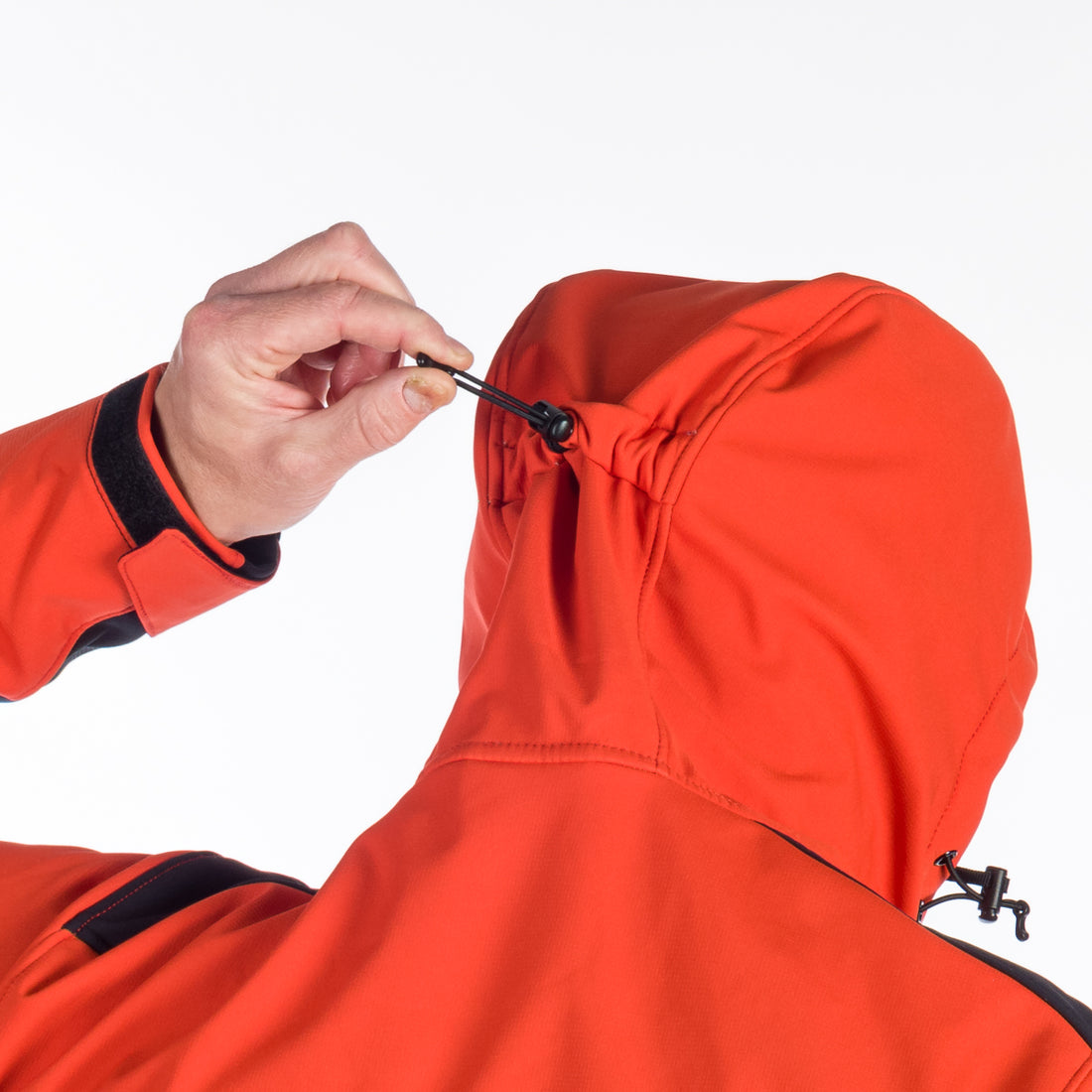 BU-5130OR men's outdoor hoody softshell jacket protect face 3L MORRIS