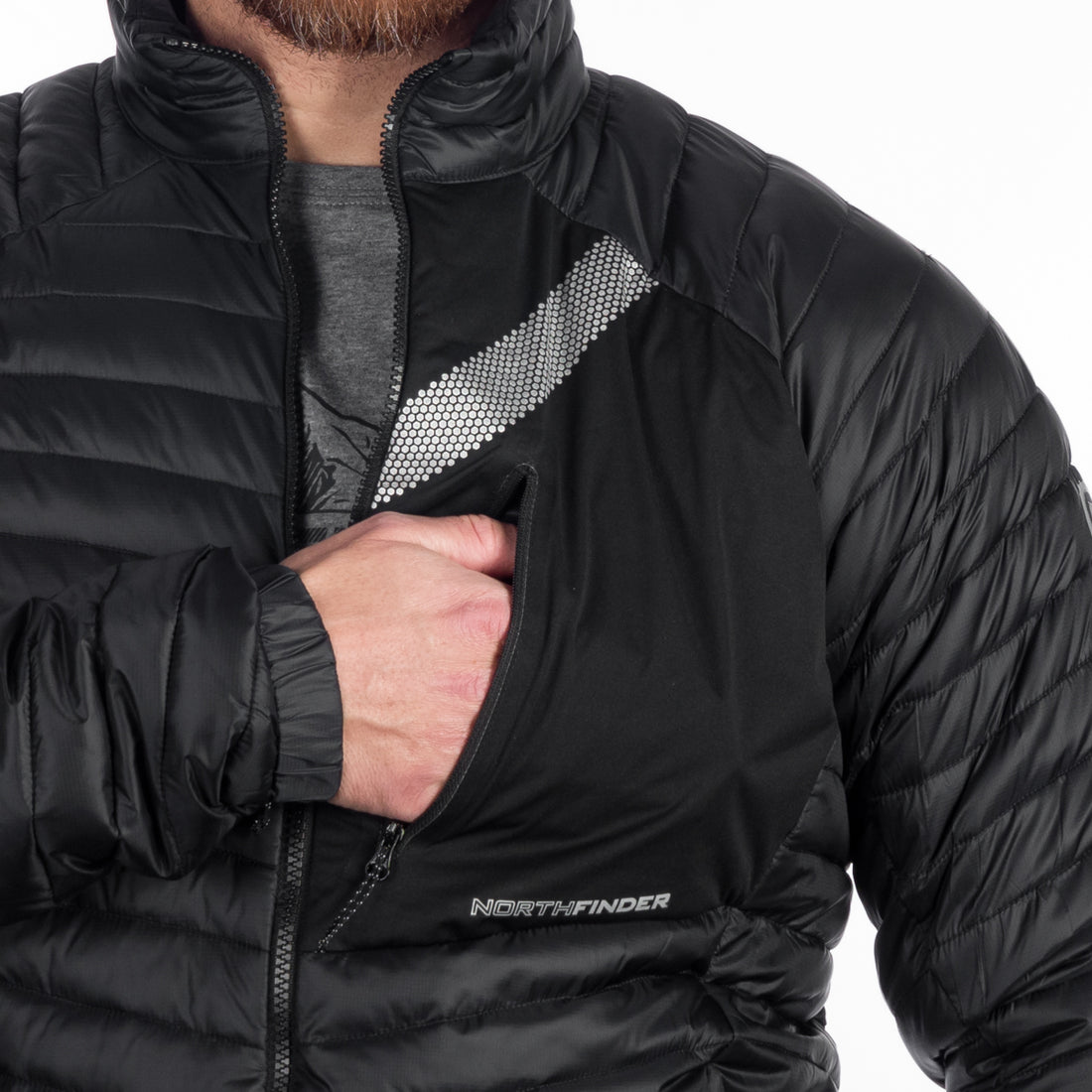 BU-5131OR men's outdoor insulated jacket WILLARD
