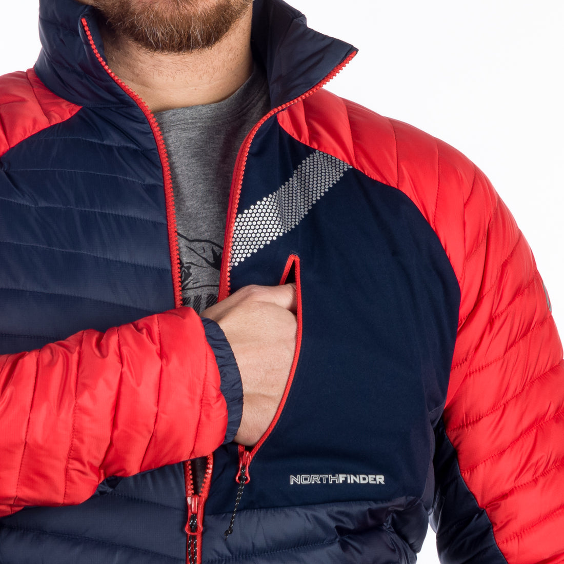 BU-5131OR men's outdoor insulated jacket WILLARD
