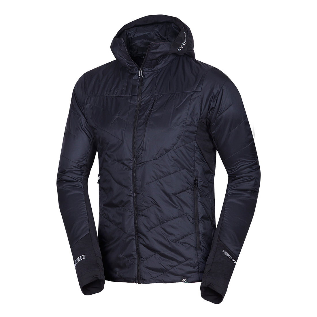 BU-5135OR men's hybrid active trekking jacket with PrimaLoft DON