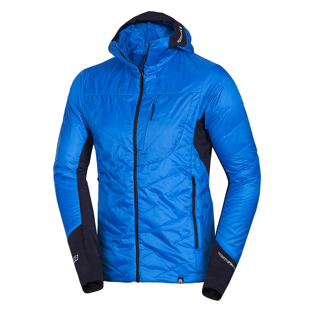 BU-5135OR men's hybrid active trekking jacket with PrimaLoft DON