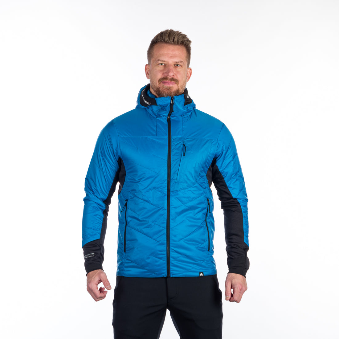 BU-5135OR men's hybrid active trekking jacket with PrimaLoft DON