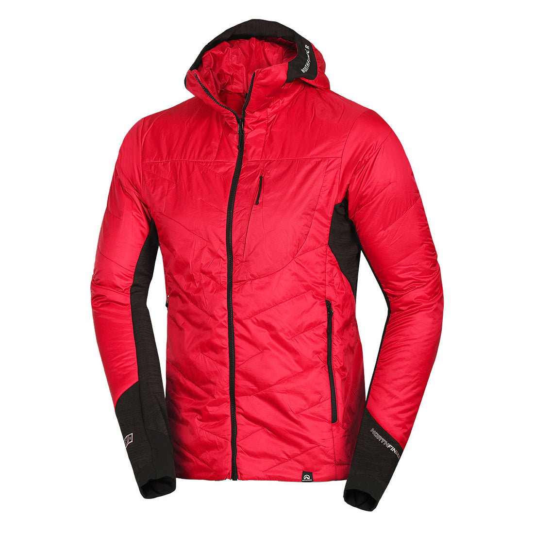 BU-5135OR men's hybrid active trekking jacket with PrimaLoft DON