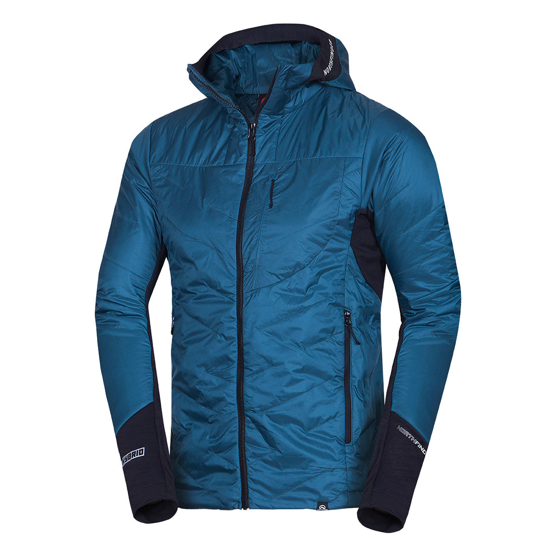 BU-5135OR men's hybrid active trekking jacket with PrimaLoft DON