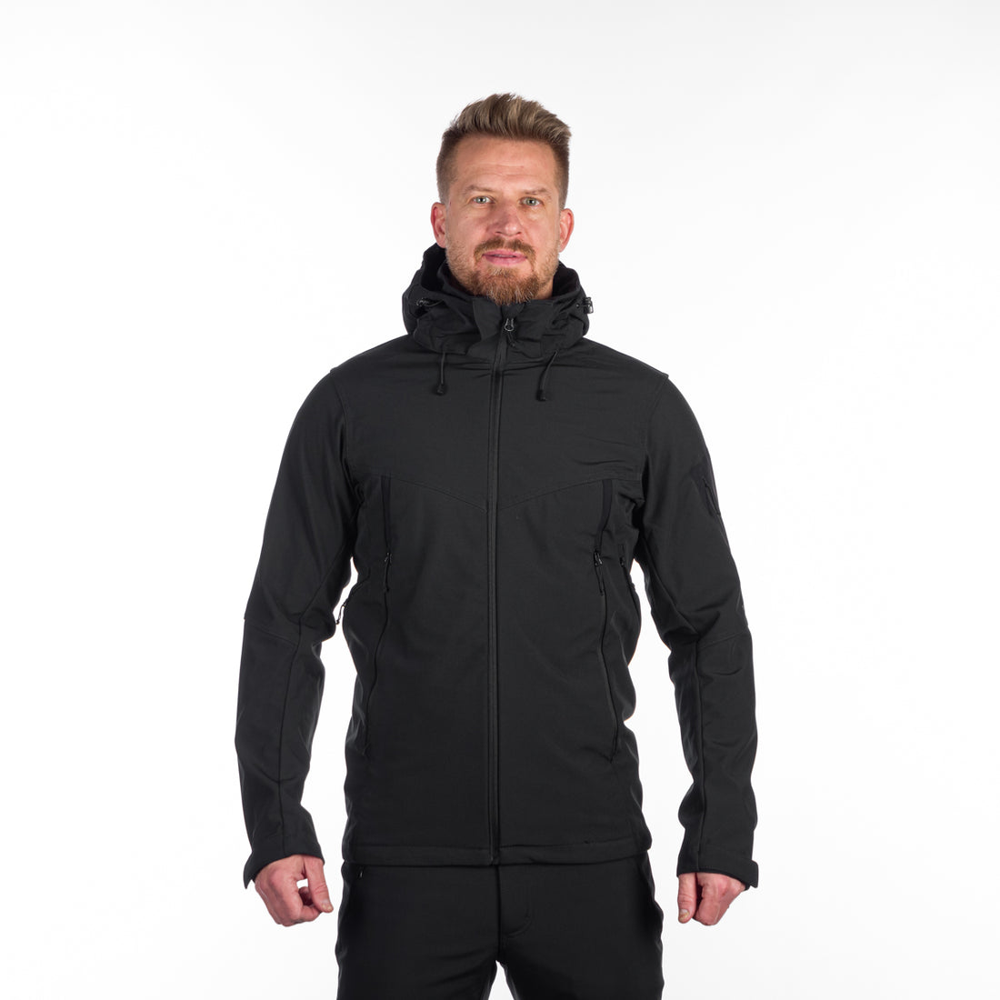 BU-5136OR men's travel softshell hood off jacket 3L TOM