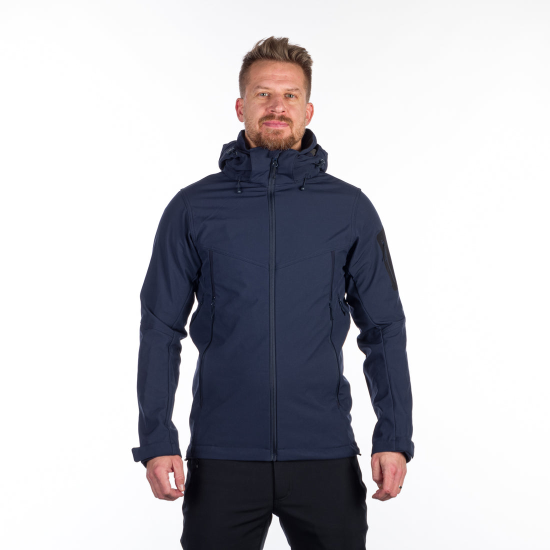 BU-5136OR men's travel softshell hood off jacket 3L TOM
