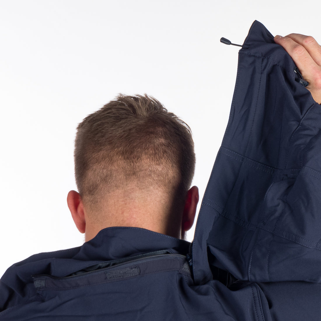 BU-5136OR men's travel softshell hood off jacket 3L TOM